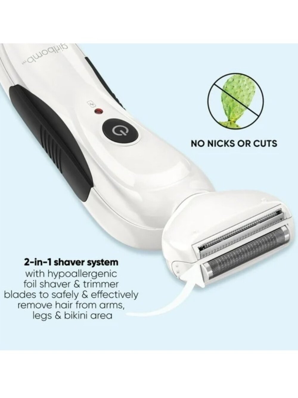 CONAIR GIRLBOMB All-In-One Shave & Trim System Hypoallergenic - NEW NIB - Picture 4 of 9